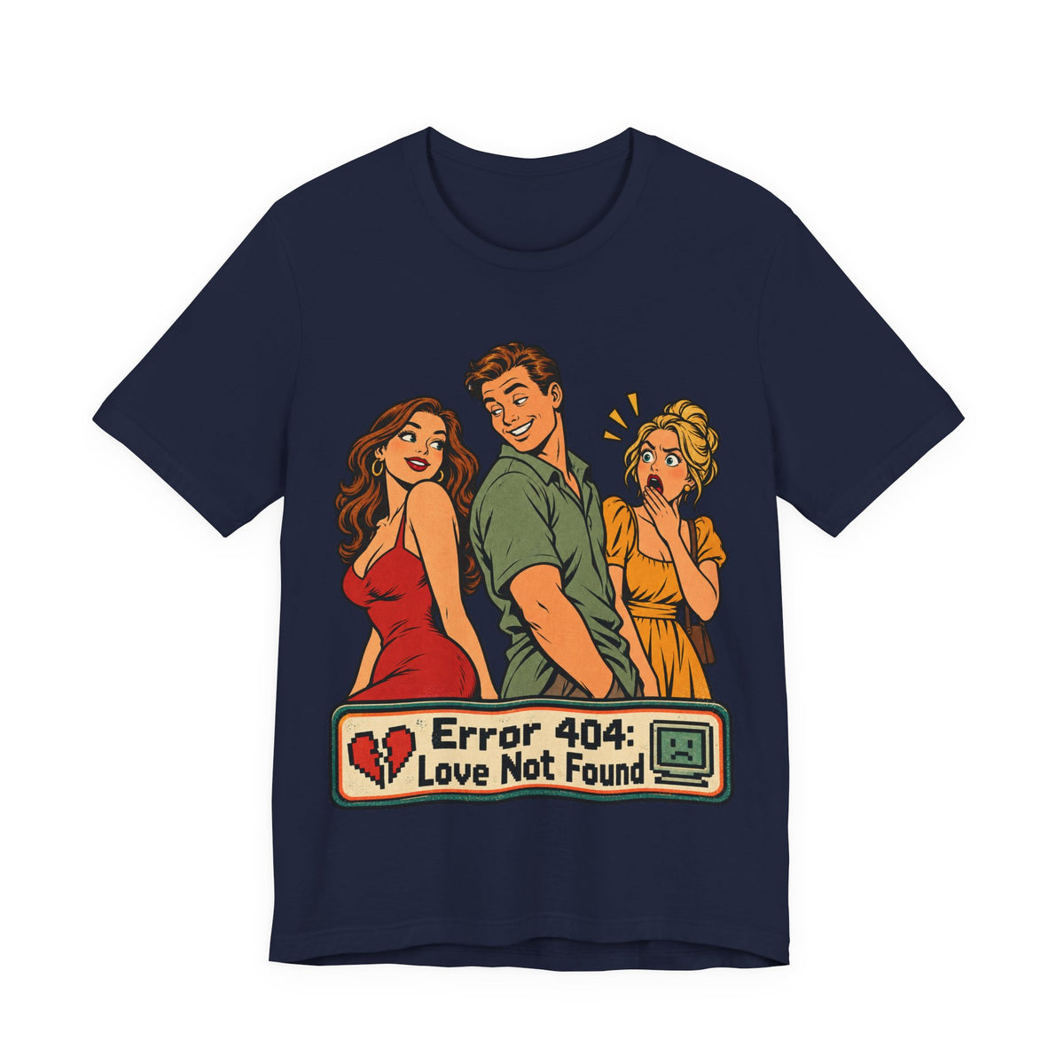 Error 404: Love Not Found Funny Programmer T-Shirt