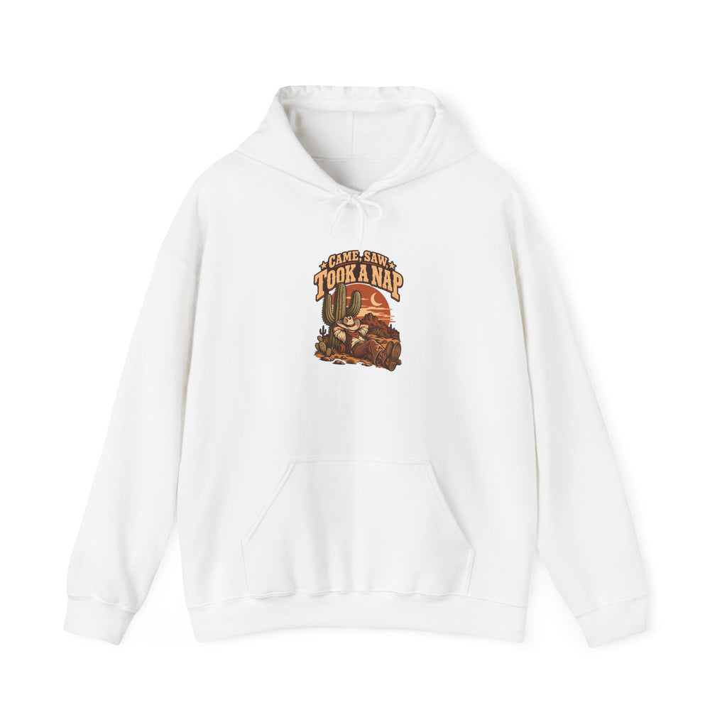 Came, Saw, Took A Nap Funny Self-Deprecating Hoodie