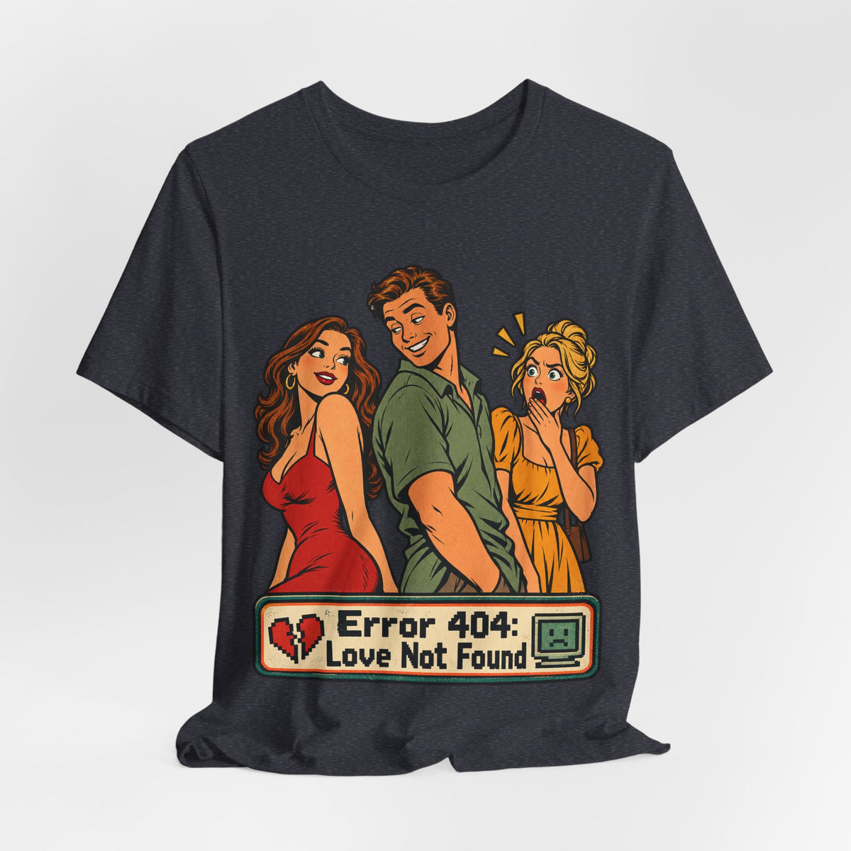 Error 404: Love Not Found Funny Programmer T-Shirt