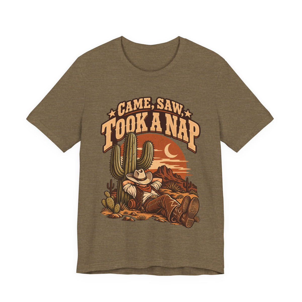 Came, Saw, Took A Nap Funny Self-Deprecating T-Shirt