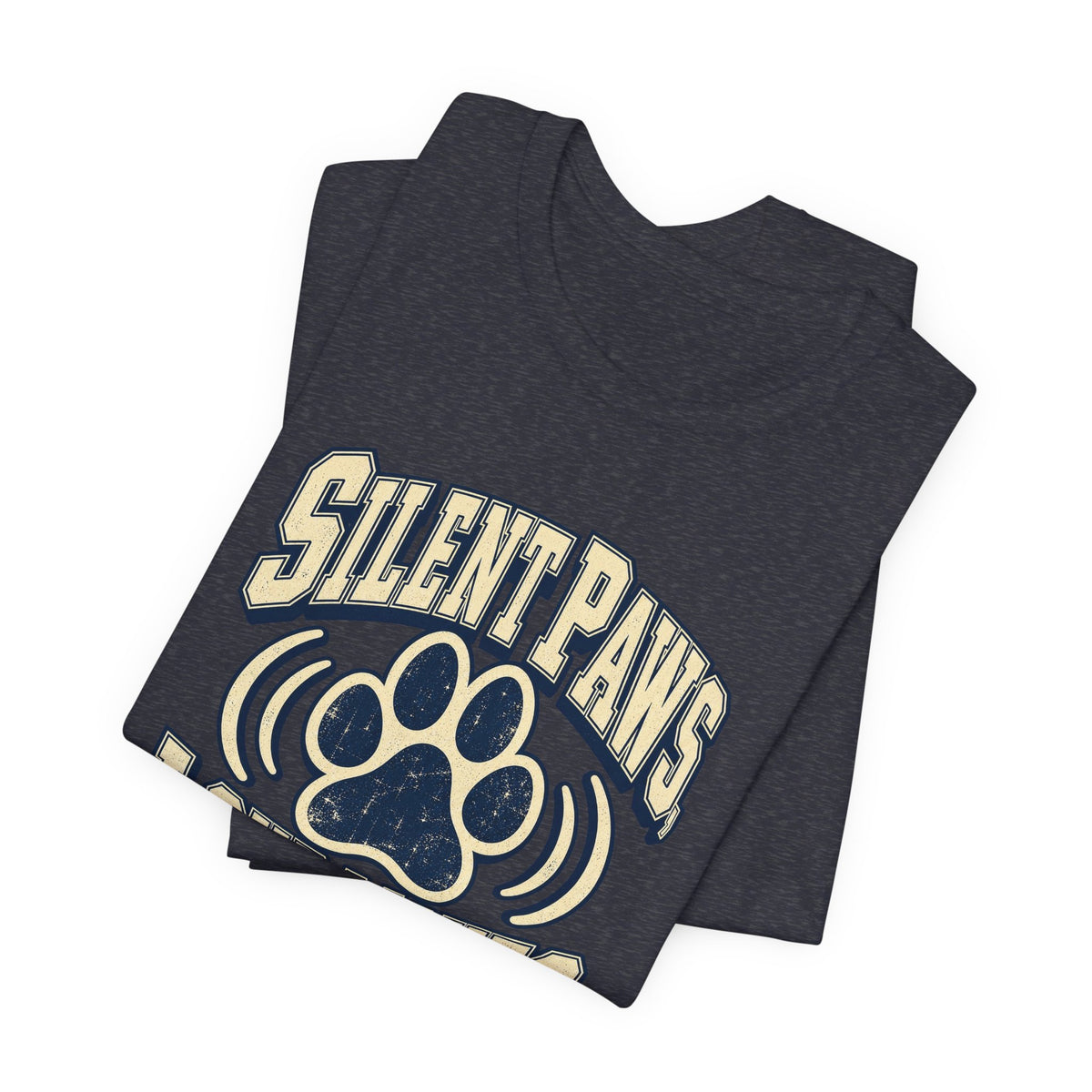 Silent Paws, Loud Moves Funny Cat Lover T-Shirt