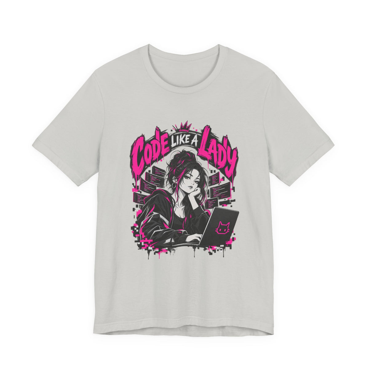 Code Like A Lady Funny Programmer T-Shirt