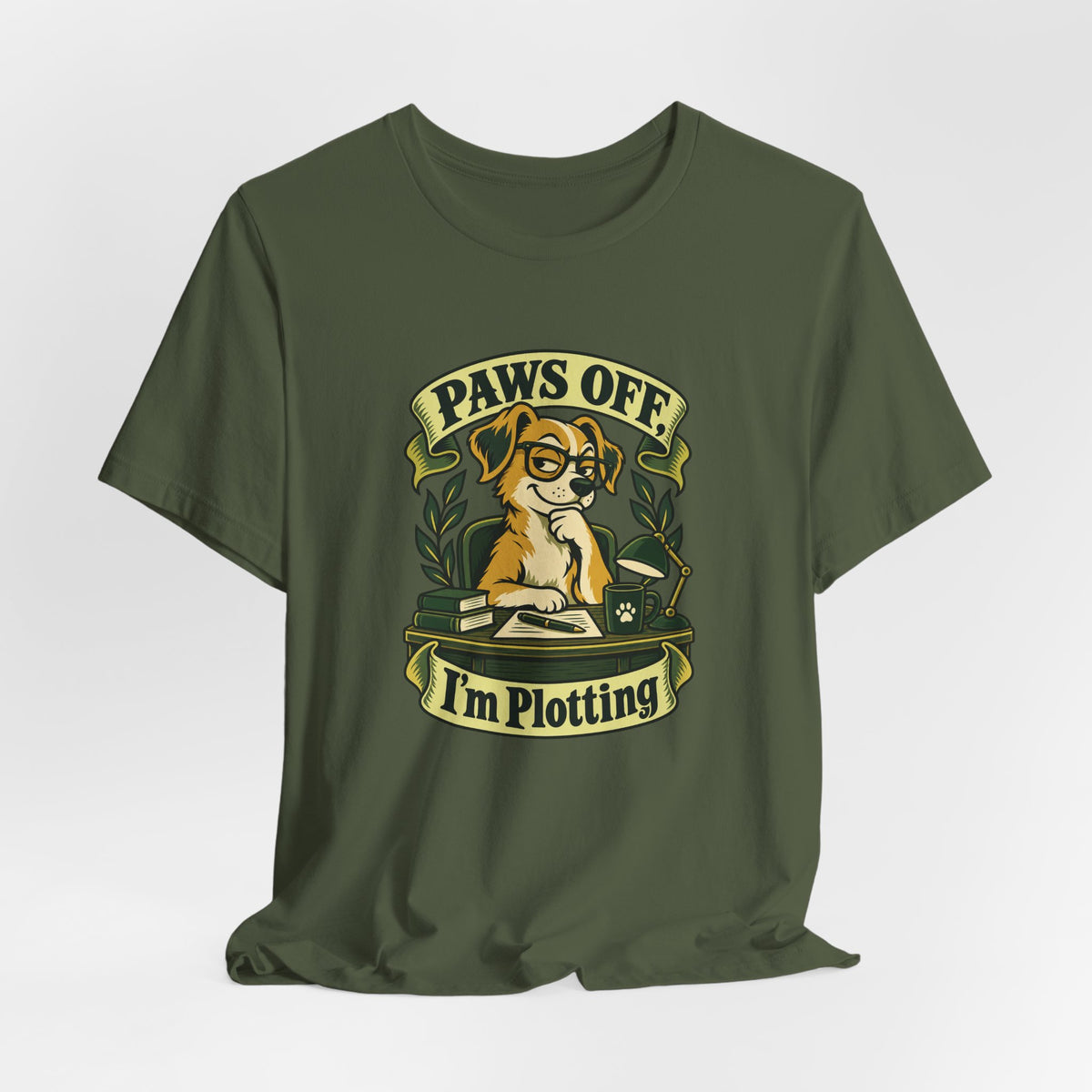 Paws Off, I’m Plotting Funny Pet Humor T-Shirt