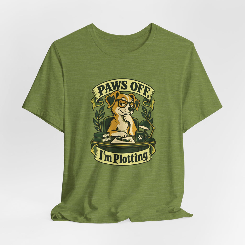 Paws Off, I’m Plotting Funny Pet Humor T-Shirt