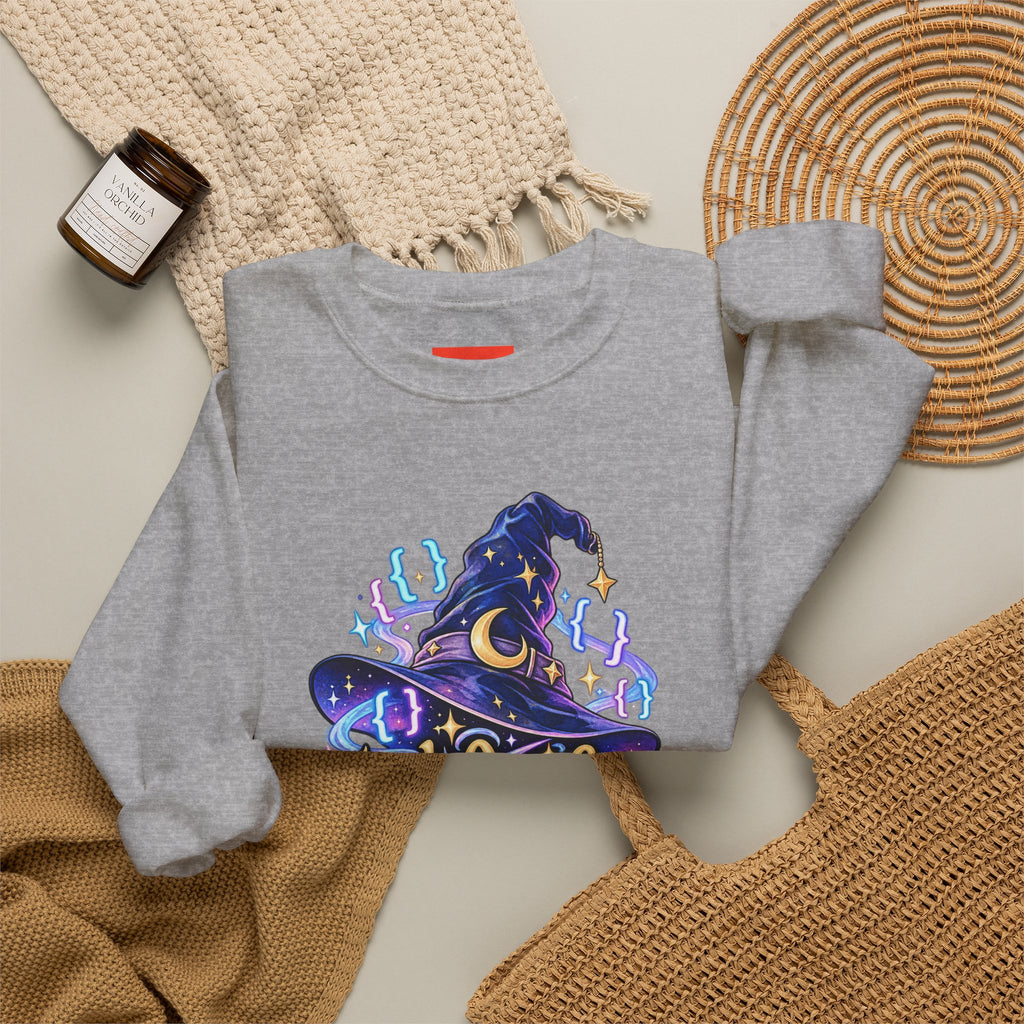 Stack Overflow Sorceress Funny Programmer Sweatshirt