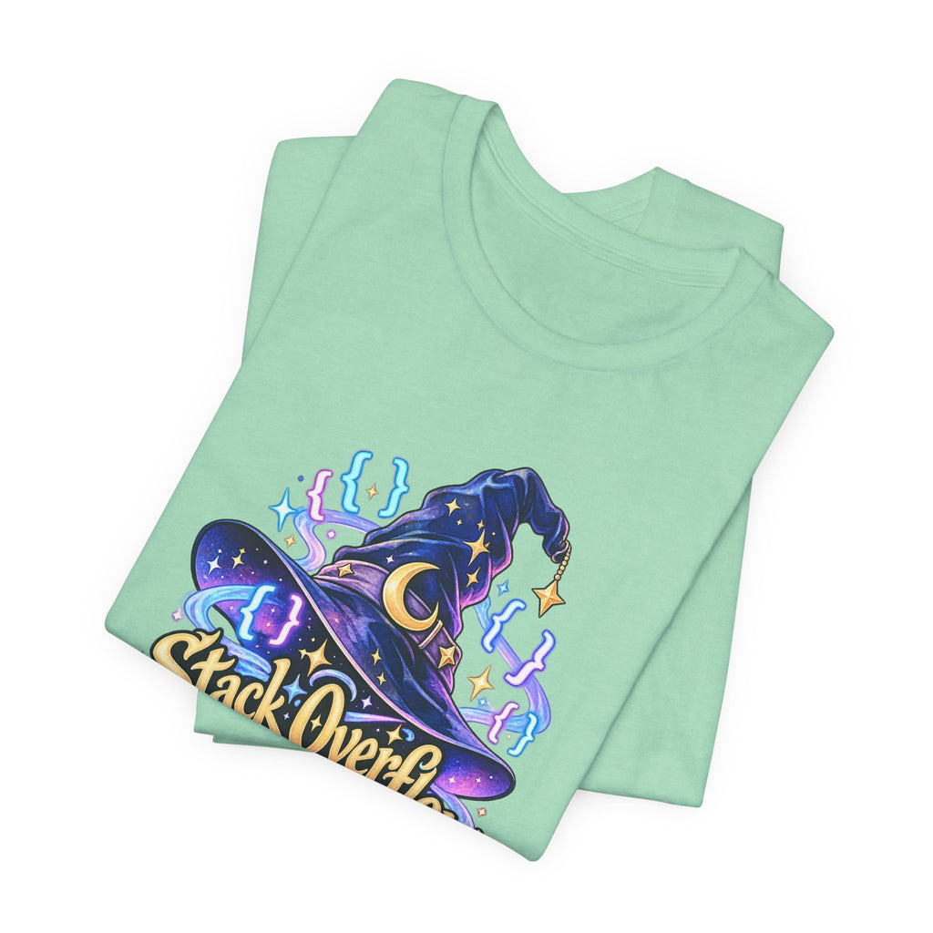 Stack Overflow Sorceress Funny Programmer T-Shirt