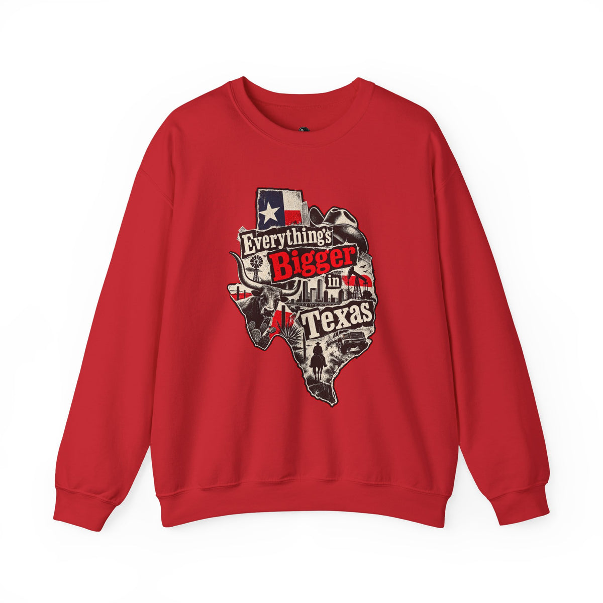 Everything's Bigger in Texas Funny Texan Pride Sweatshirt