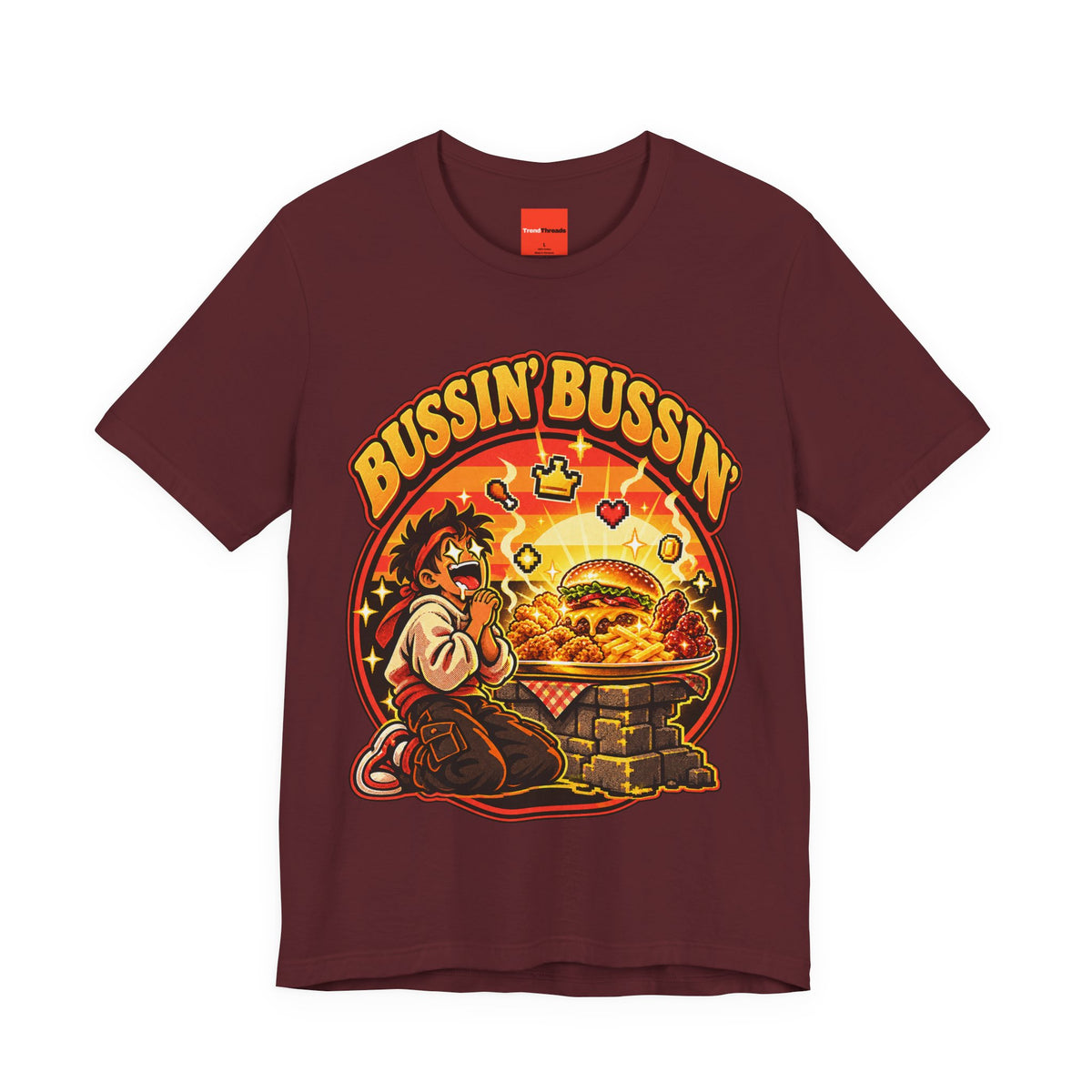 Bussin’ Bussin’ Funny Retro Vintage T-Shirt