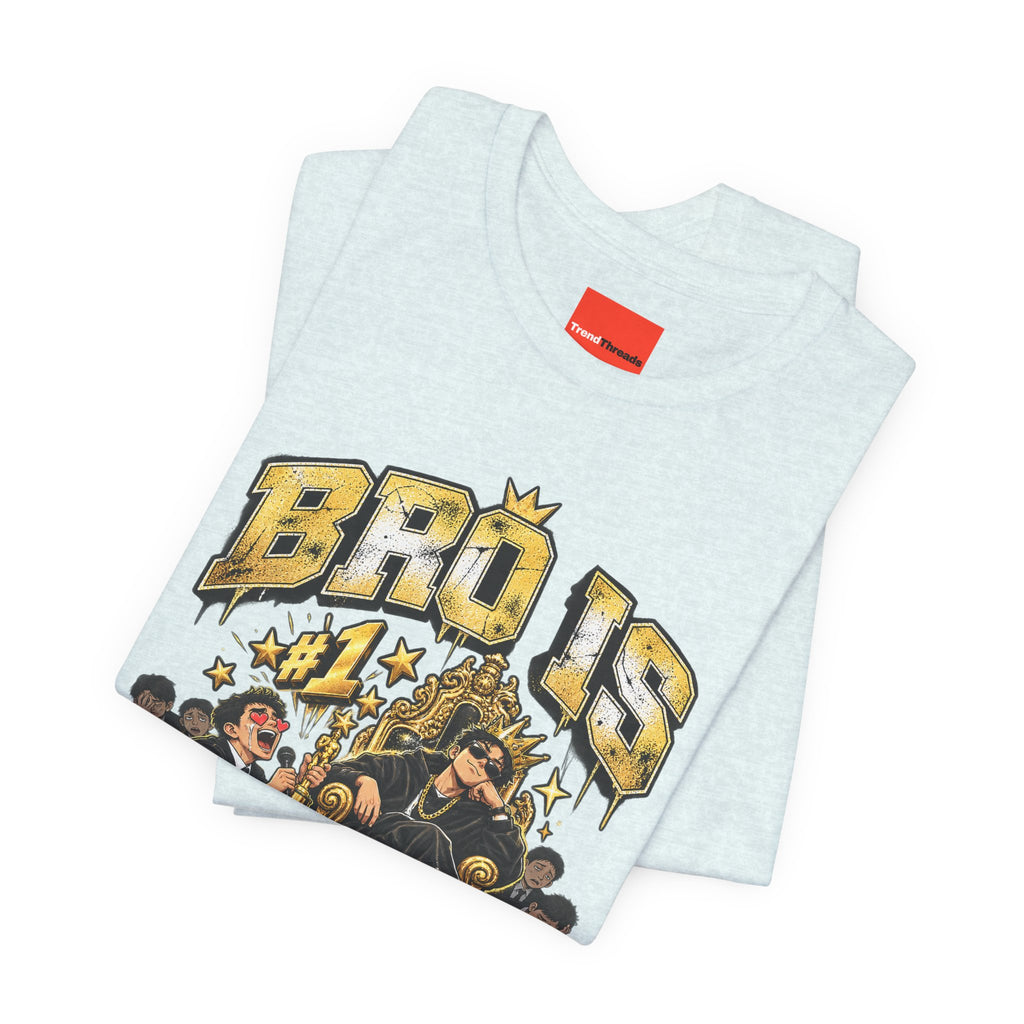 BRO IS GLAZING Funny Streetwear T-Shirt