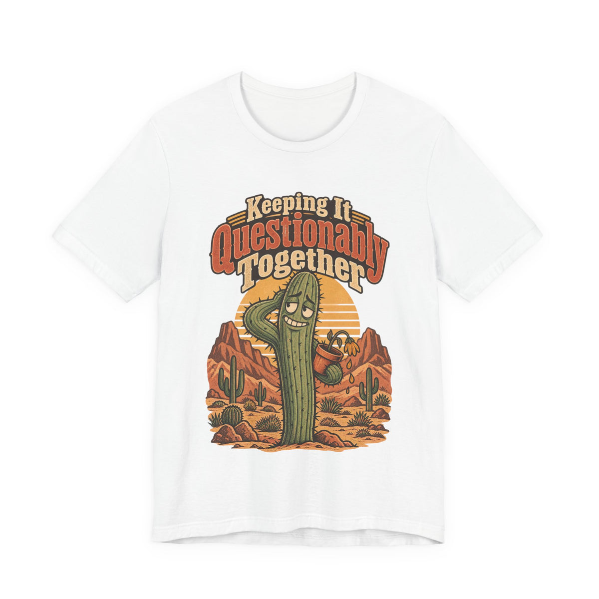 Keeping It Questionably Together Funny Western Ranch T-Shirt