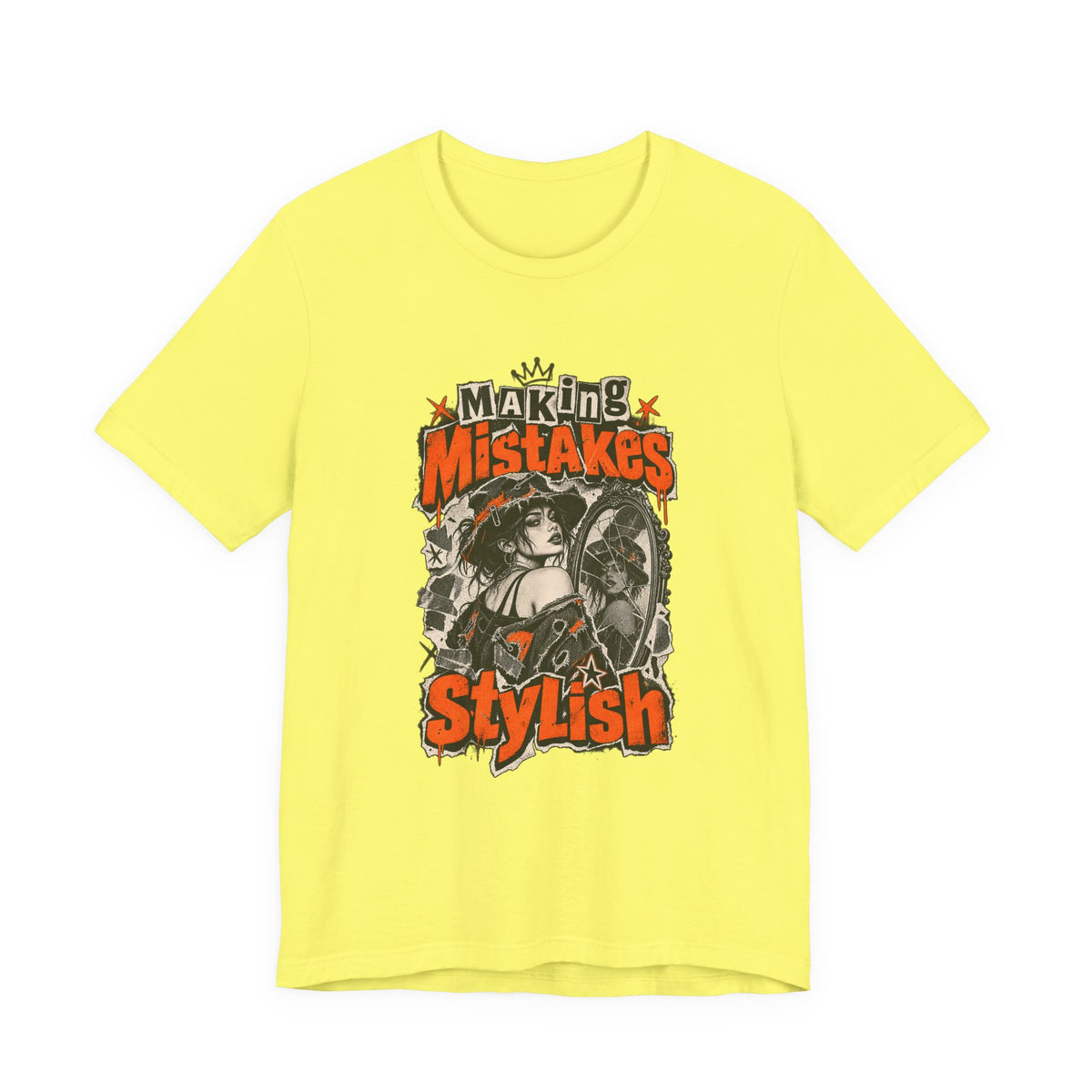 Making Mistakes Stylish Funny Self-Deprecating T-Shirt