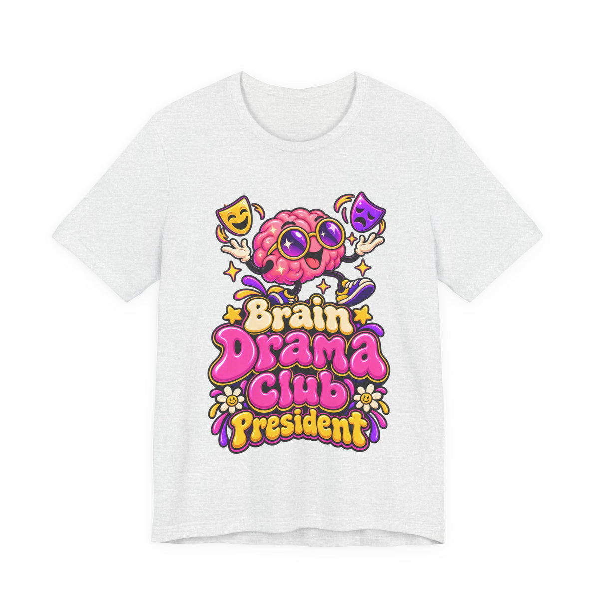 Brain Drama Club President Funny Y2K T-Shirt