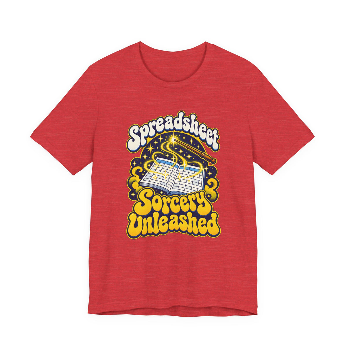 Spreadsheet Sorcery Unleashed Funny Office Humor T-Shirt