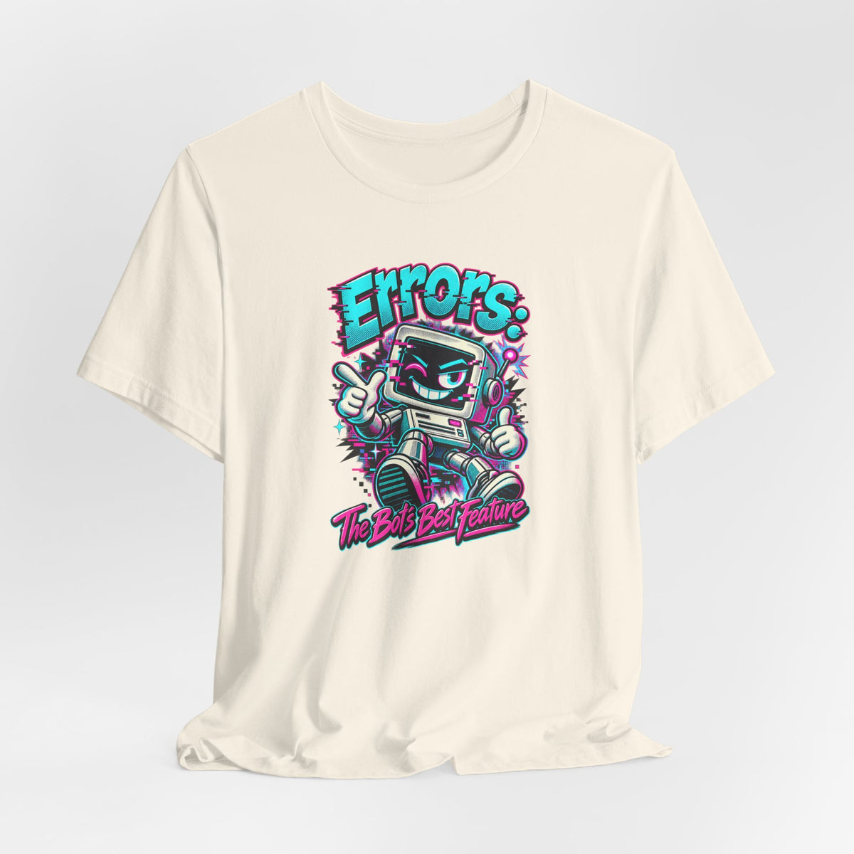 "Errors: The Bot’s Best Feature" Funny Programmer T-Shirt