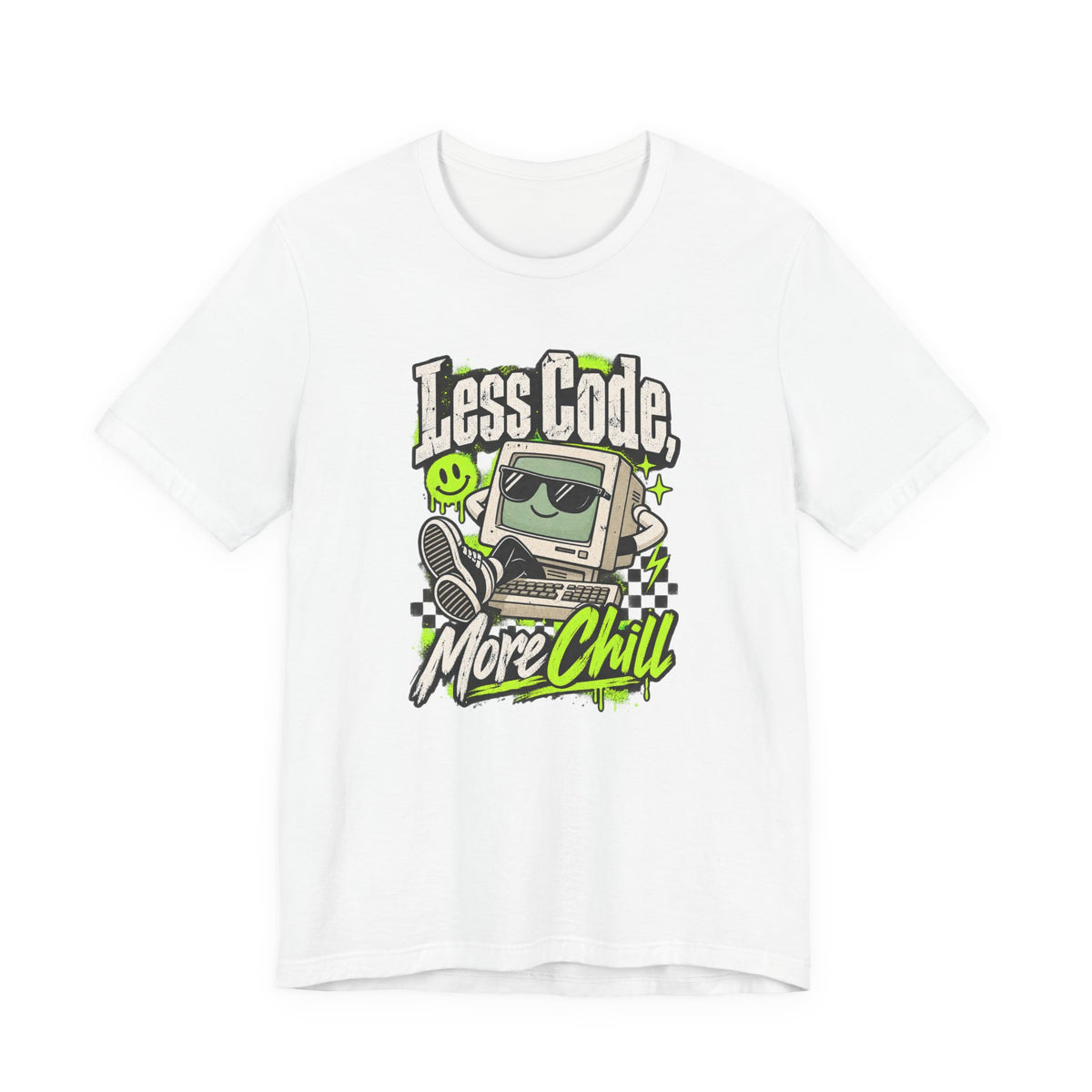Less Code, More Chill Funny Programmer T-Shirt