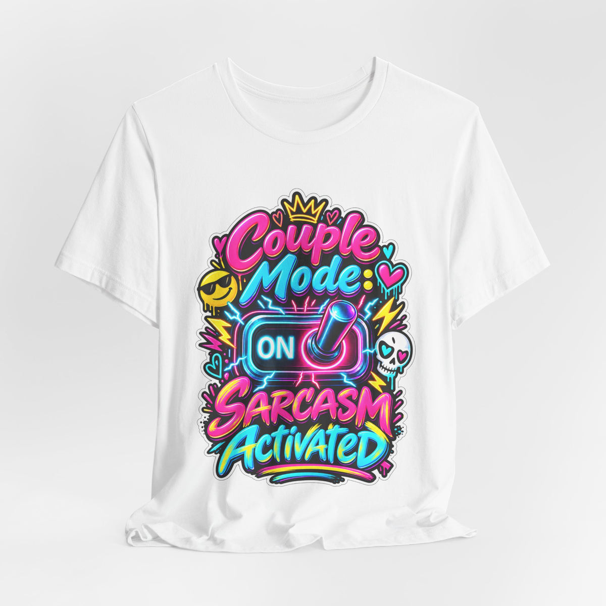 Couple Mode: Sarcasm Activated Funny Couples T-Shirt
