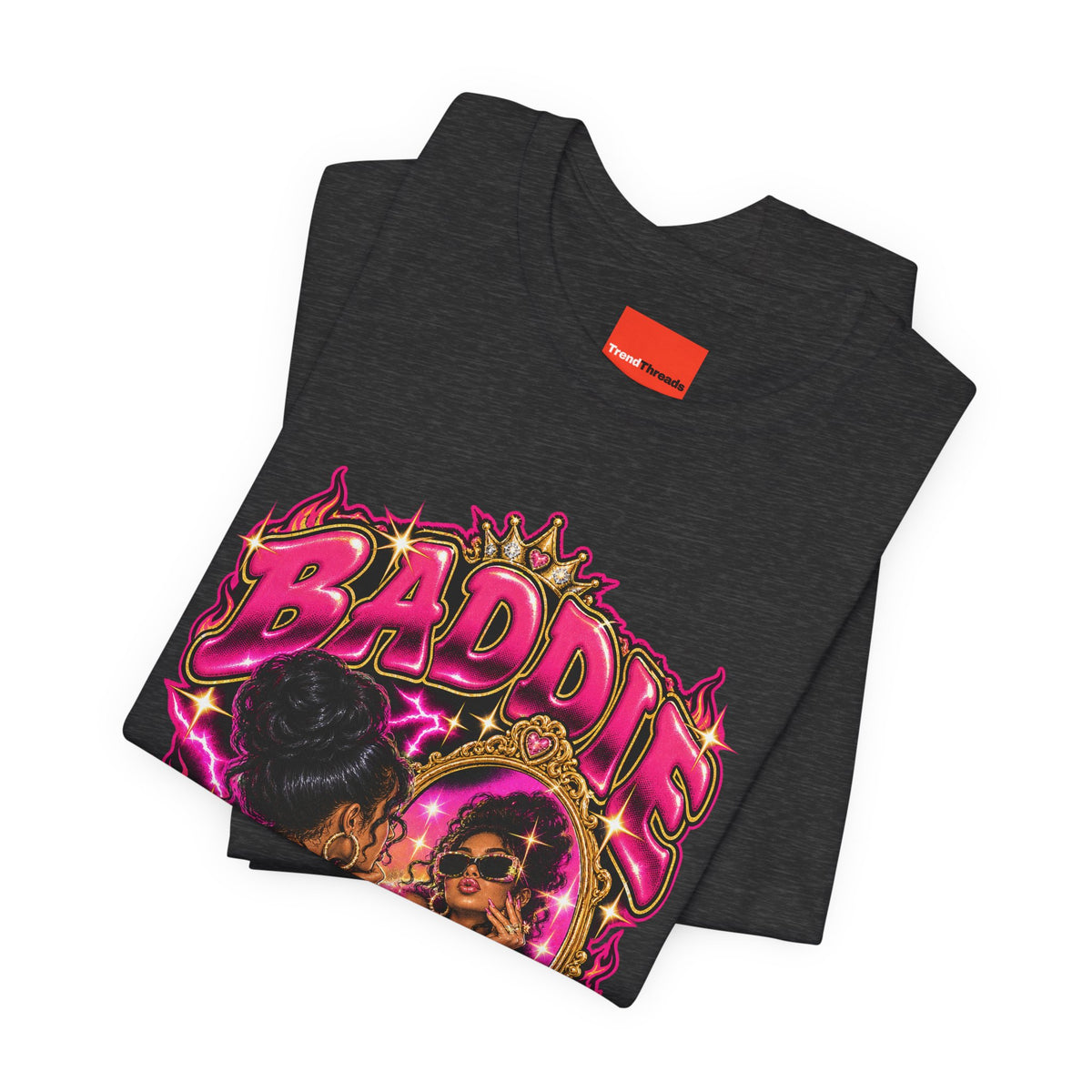 BADDIE Funny Retro Vintage T-Shirt