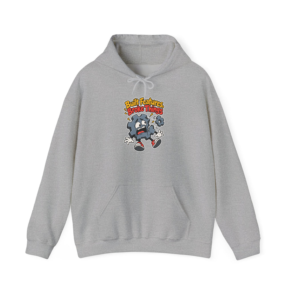 Built Features, Broke Things Funny Programmer Hoodie