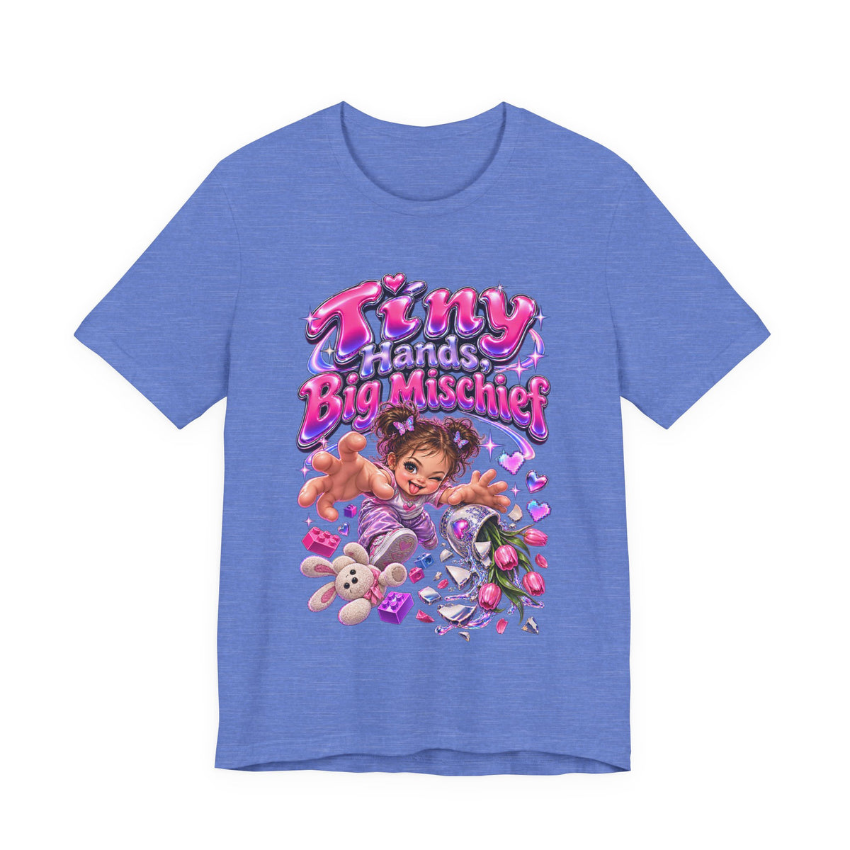 Tiny Hands, Big Mischief Funny Parent Humor T-Shirt