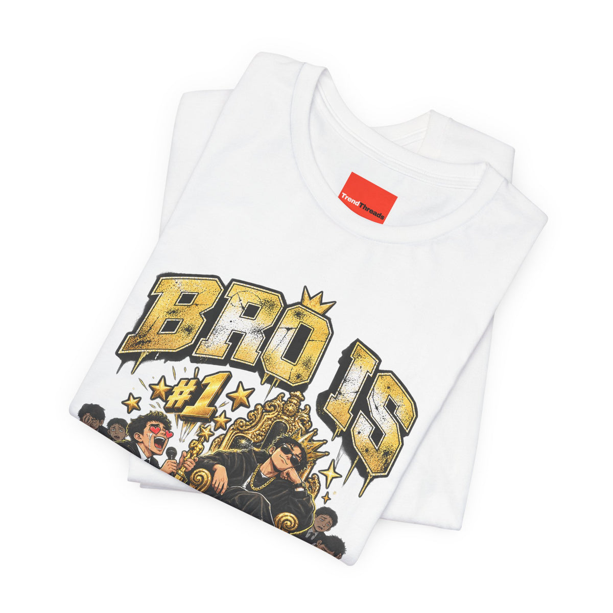 BRO IS GLAZING Funny Streetwear T-Shirt