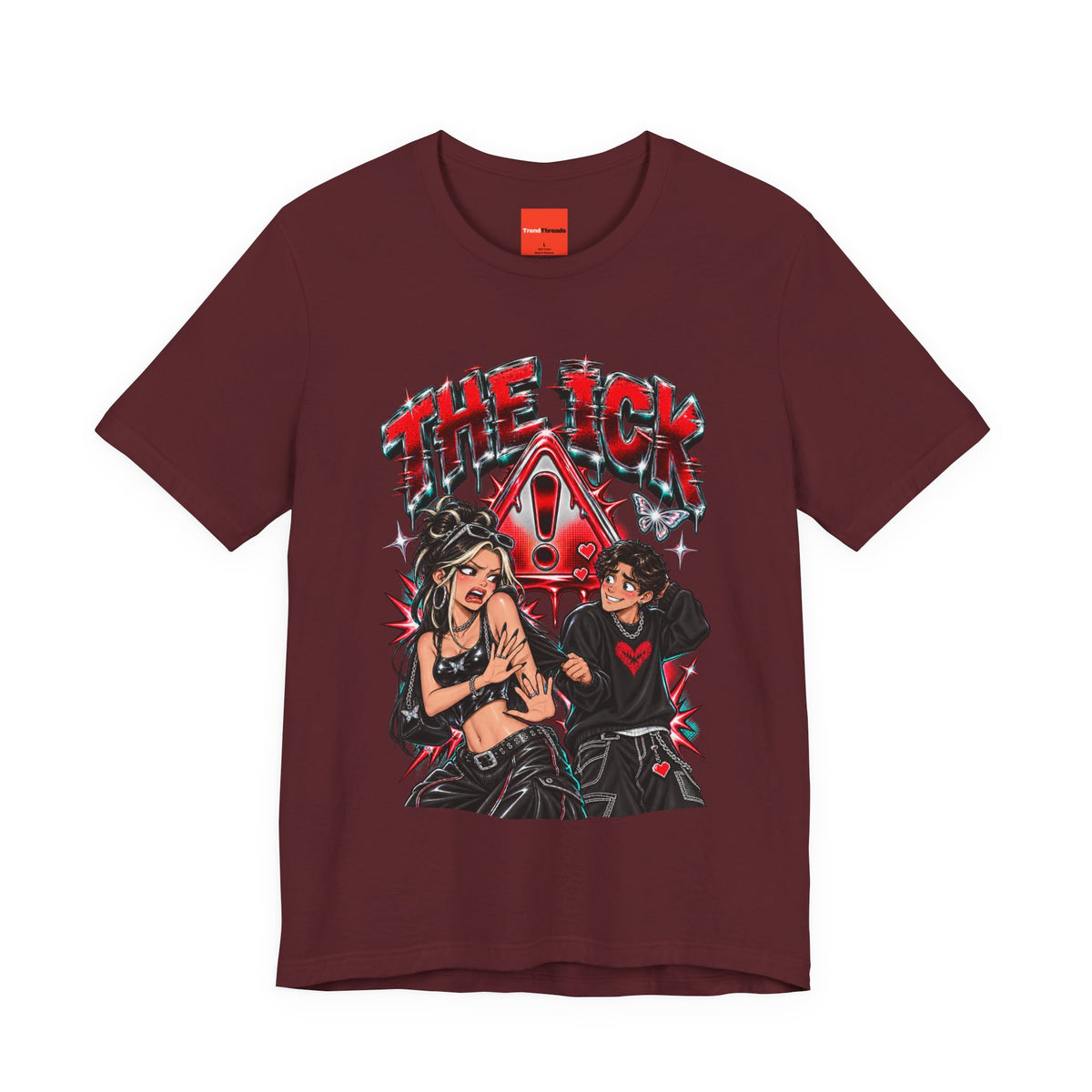 THE ICK Funny Y2K Graphic T-Shirt