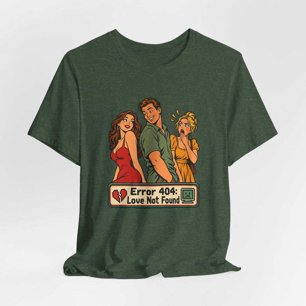Error 404: Love Not Found Funny Programmer T-Shirt