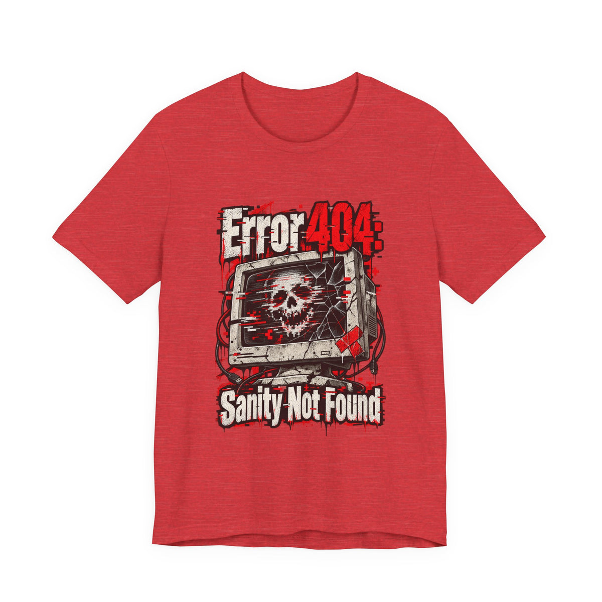 Error 404: Sanity Not Found Funny Tech T-Shirt