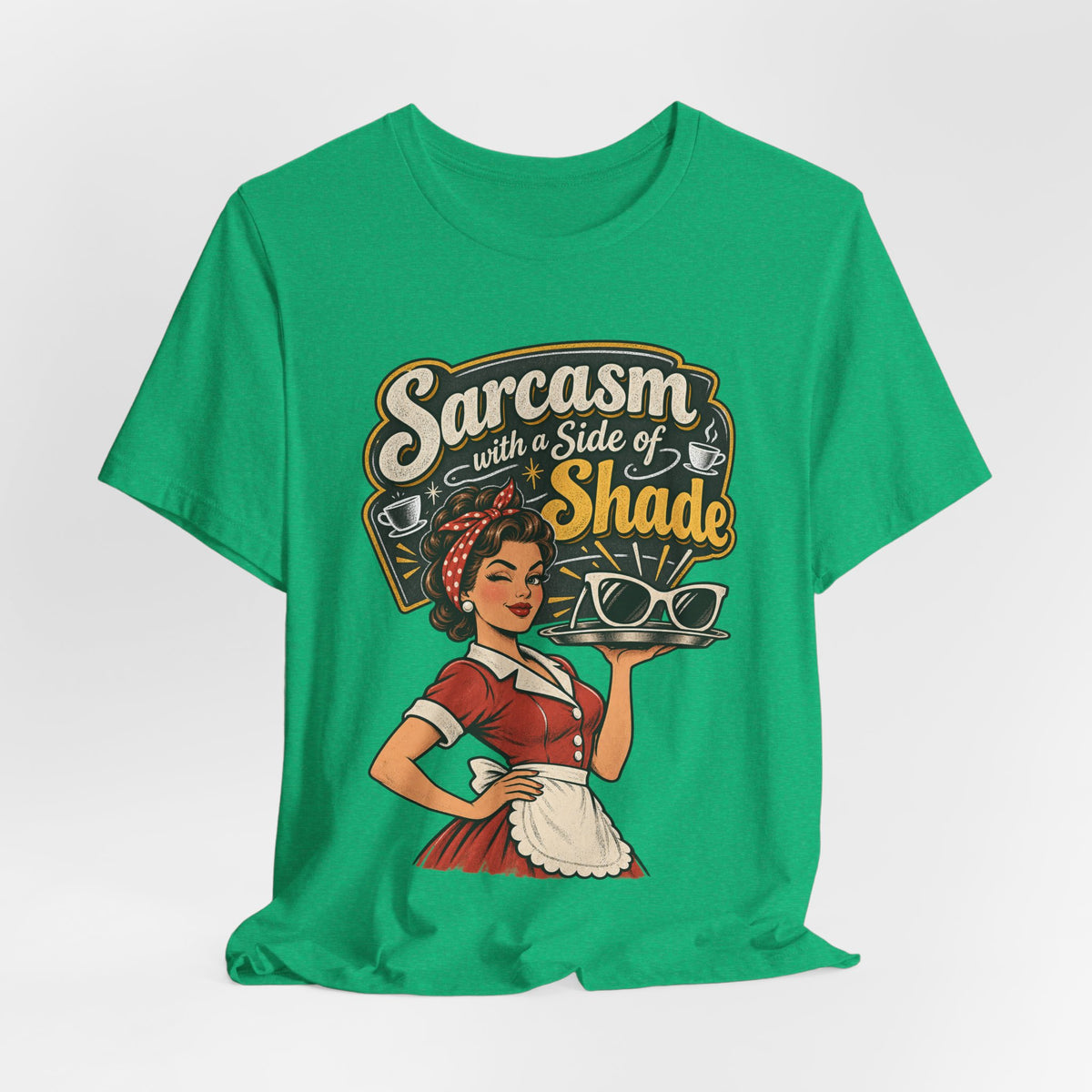 Sarcasm with a Side of Shade Funny Sarcastic T-Shirt