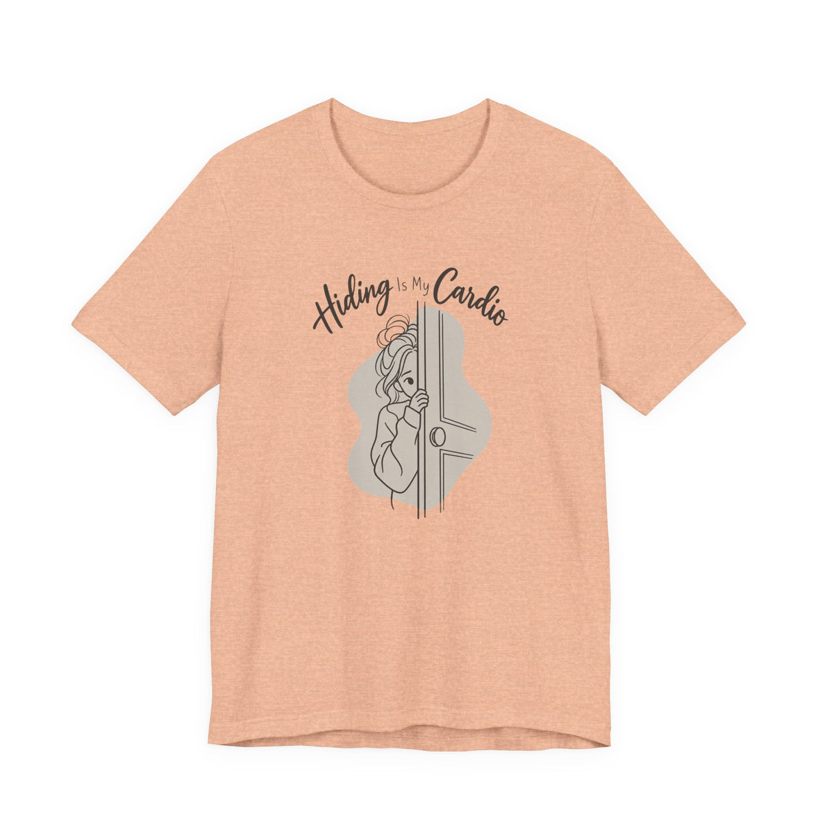 Hiding Is My Cardio Funny Introvert T-Shirt