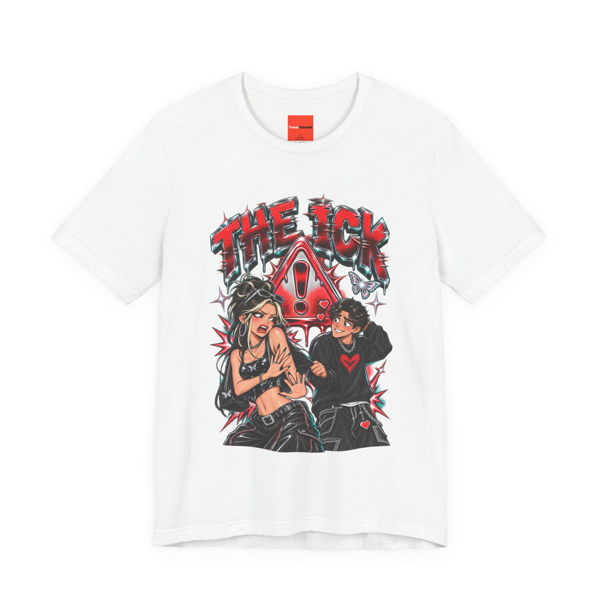 THE ICK Funny Y2K Graphic T-Shirt