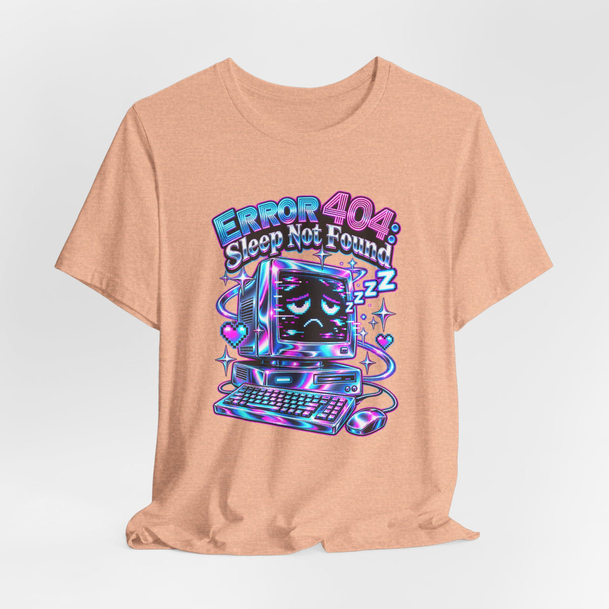 Error 404: Sleep Not Found Funny Programmer T-Shirt
