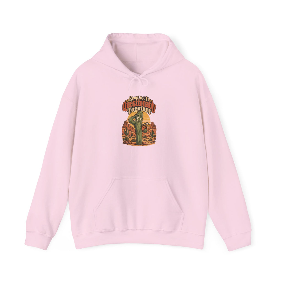 Keeping It Questionably Together Funny Western Ranch Hoodie