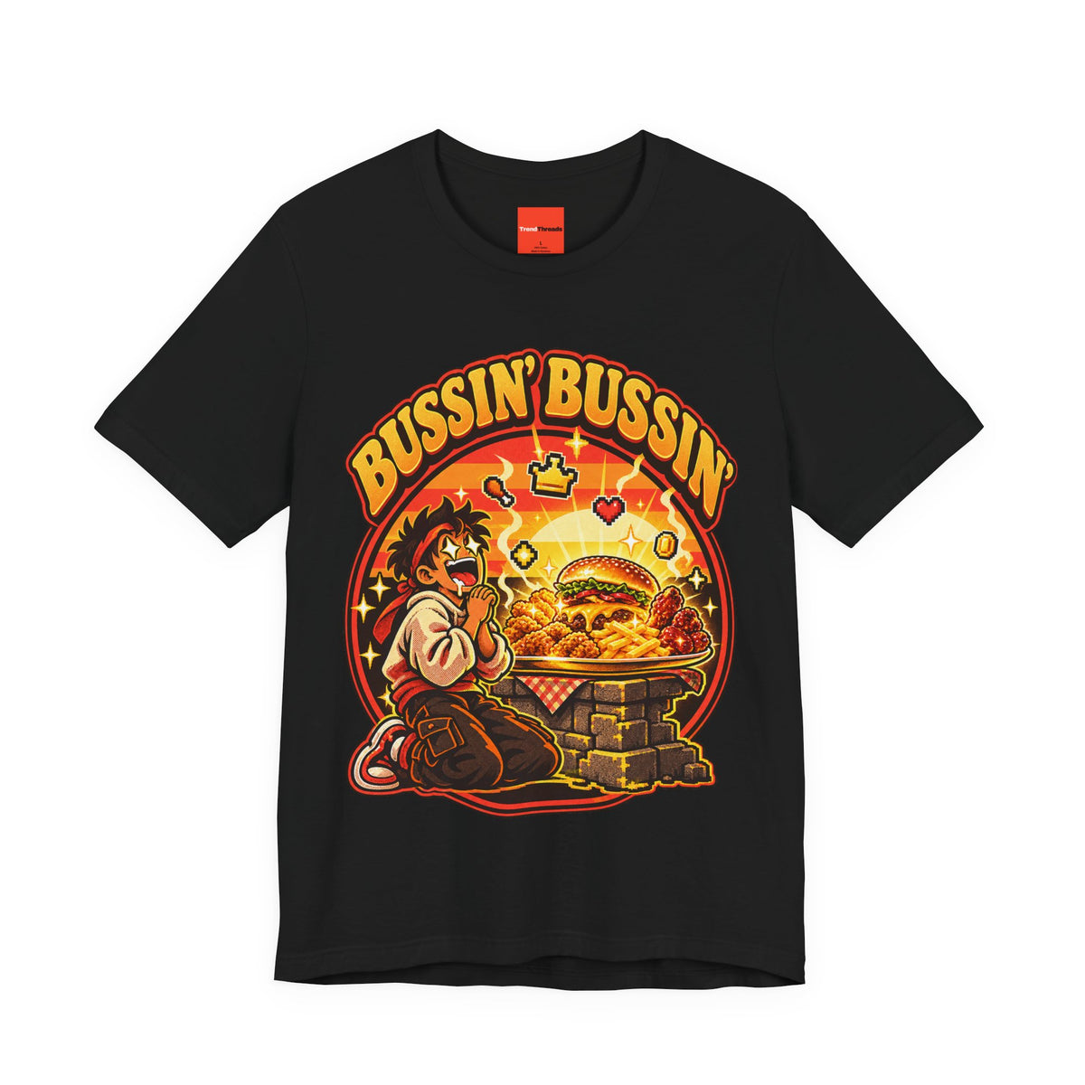 Bussin’ Bussin’ Funny Retro Vintage T-Shirt