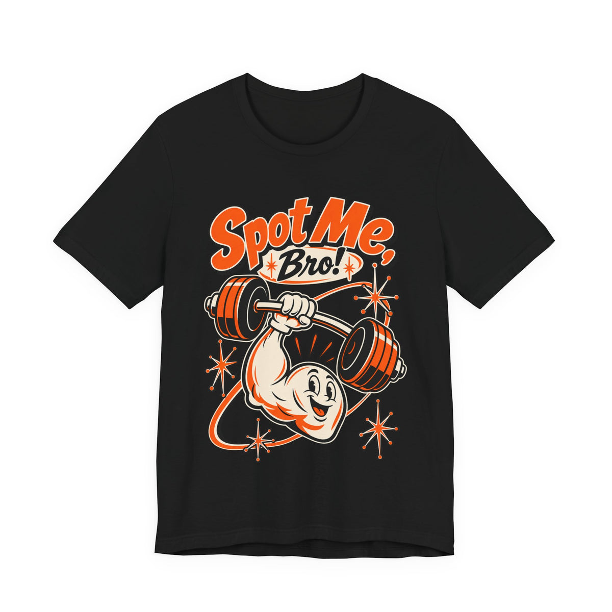 Spot Me, Bro! Funny Fitness T-Shirt