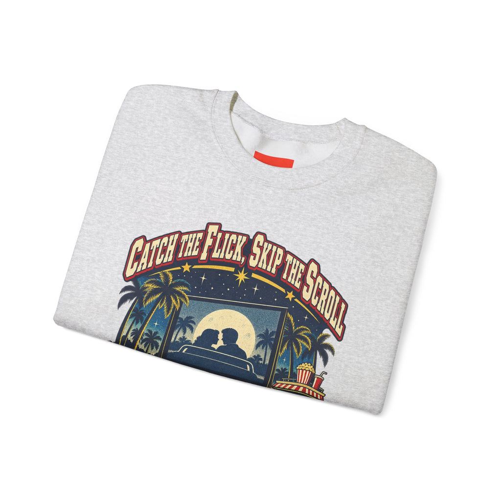 Catch the Flick, Skip the Scroll Funny Programmer Sweatshirt