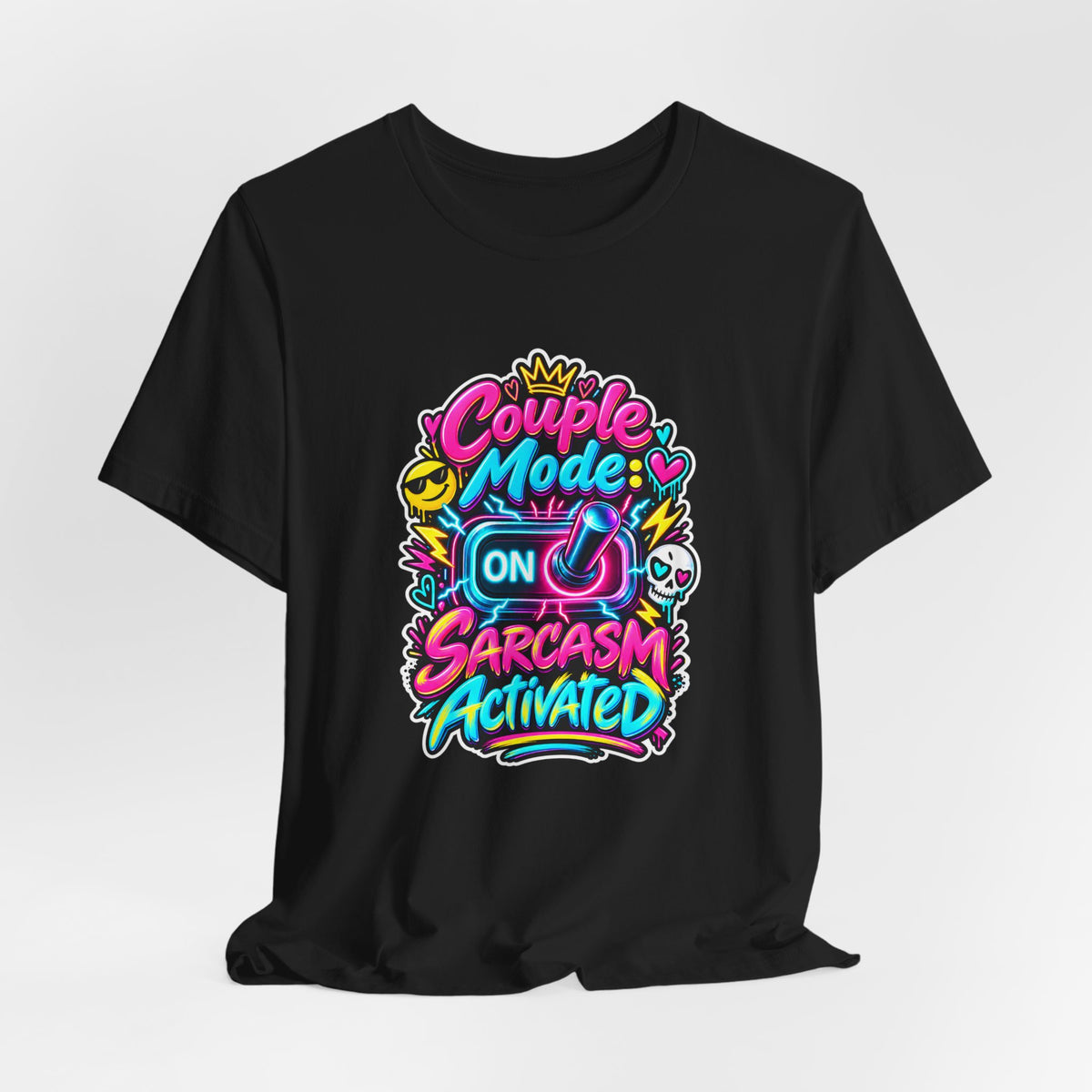 Couple Mode: Sarcasm Activated Funny Couples T-Shirt