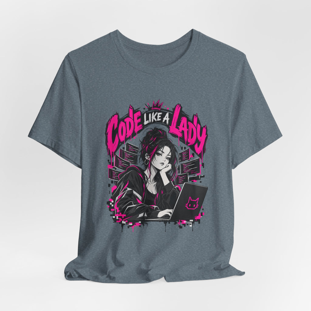 Code Like A Lady Funny Programmer T-Shirt