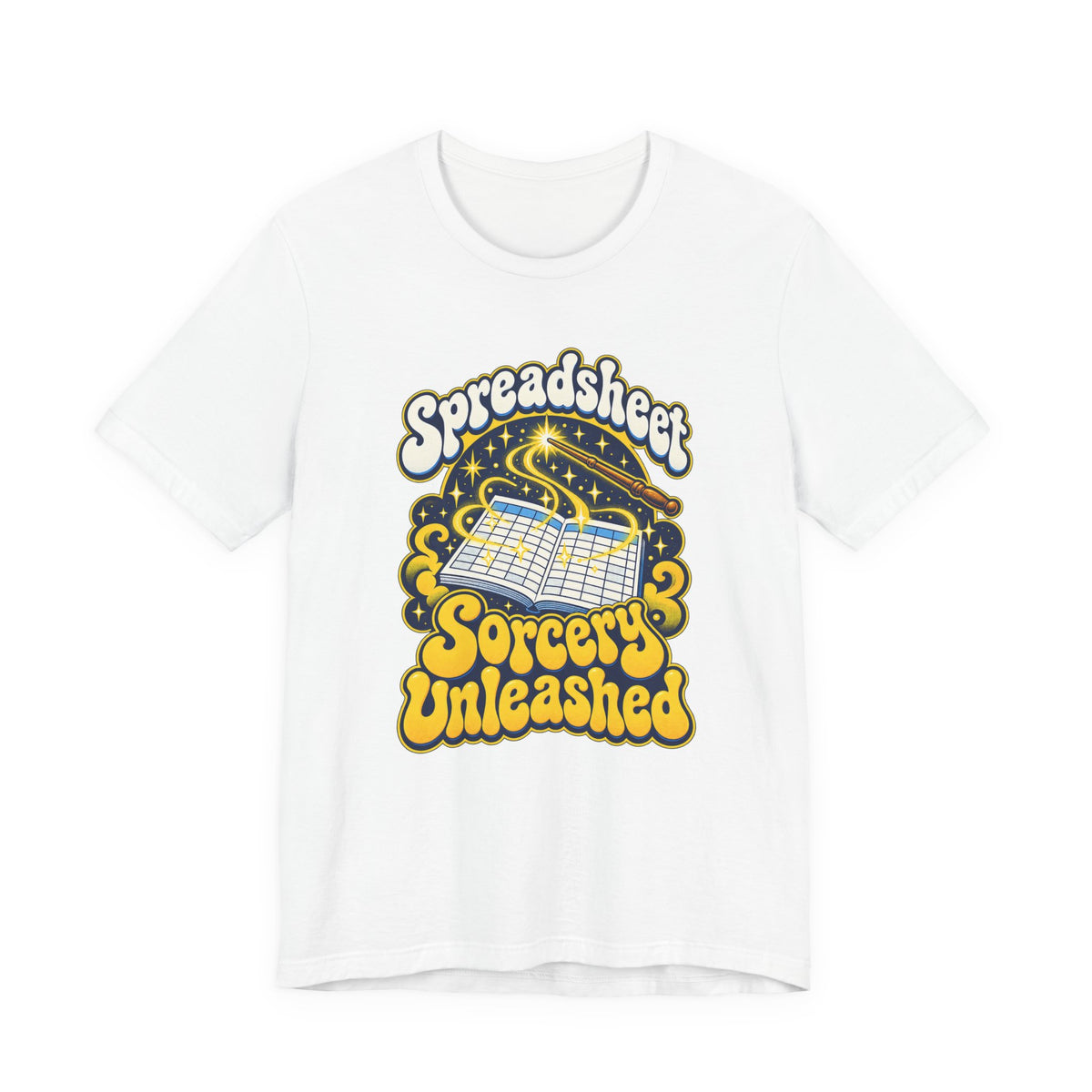 Spreadsheet Sorcery Unleashed Funny Office Humor T-Shirt