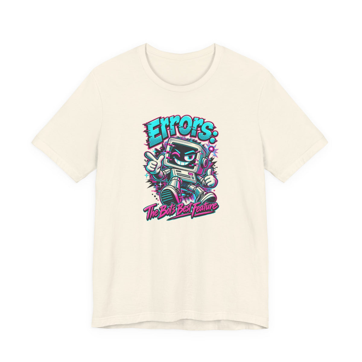 "Errors: The Bot’s Best Feature" Funny Programmer T-Shirt