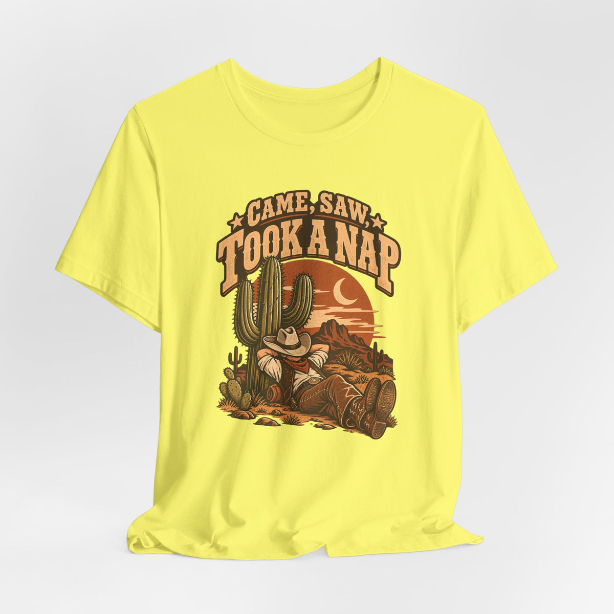 Came, Saw, Took A Nap Funny Self-Deprecating T-Shirt