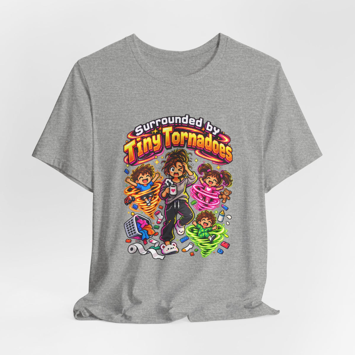 Surrounded by Tiny Tornadoes Funny Parent T-Shirt