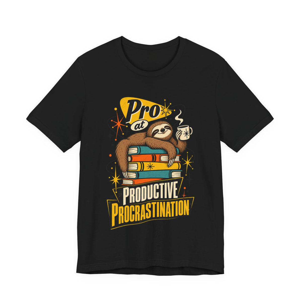 Pro at Productive Procrastination Funny Sarcastic T-Shirt