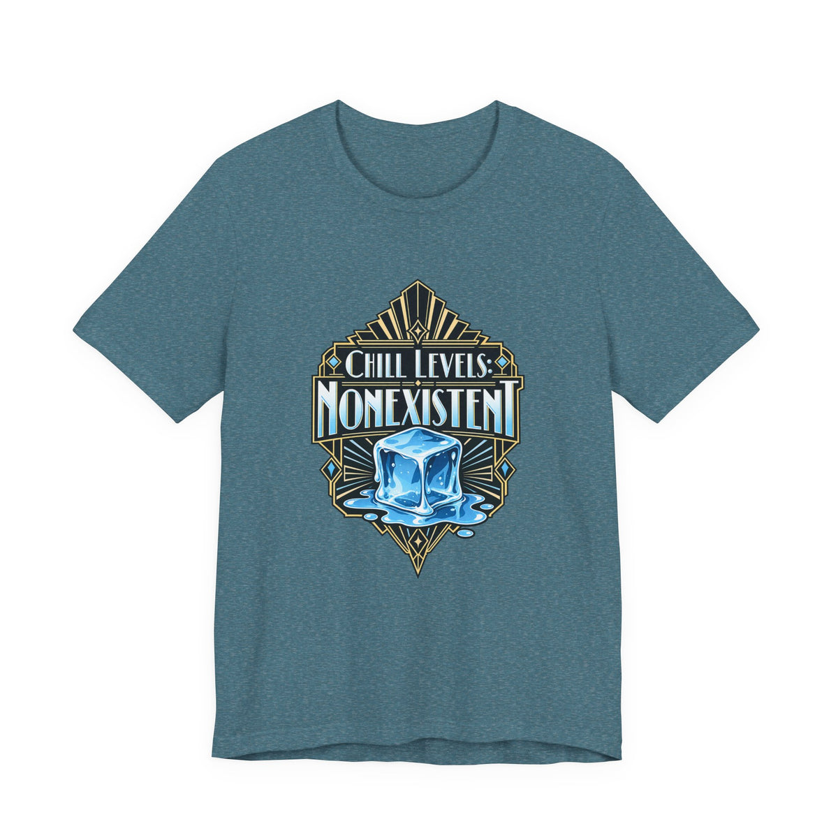 Chill Levels: Nonexistent Funny Self-Deprecating T-Shirt