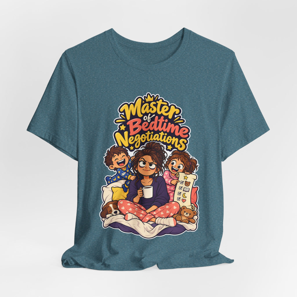 Master of Bedtime Negotiations Funny Parent Humor T-Shirt