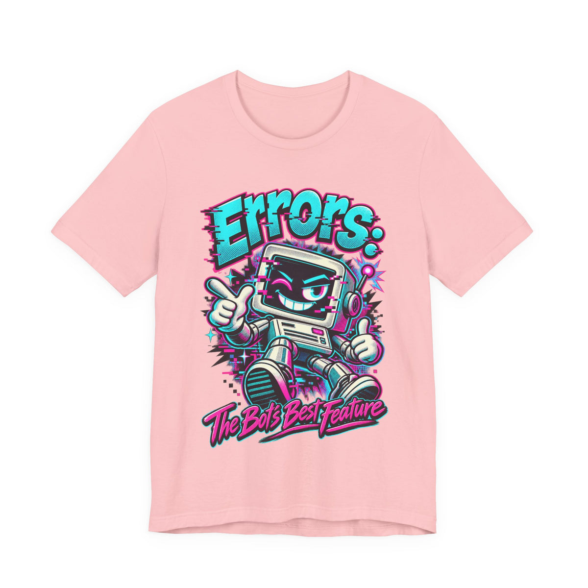 "Errors: The Bot’s Best Feature" Funny Programmer T-Shirt