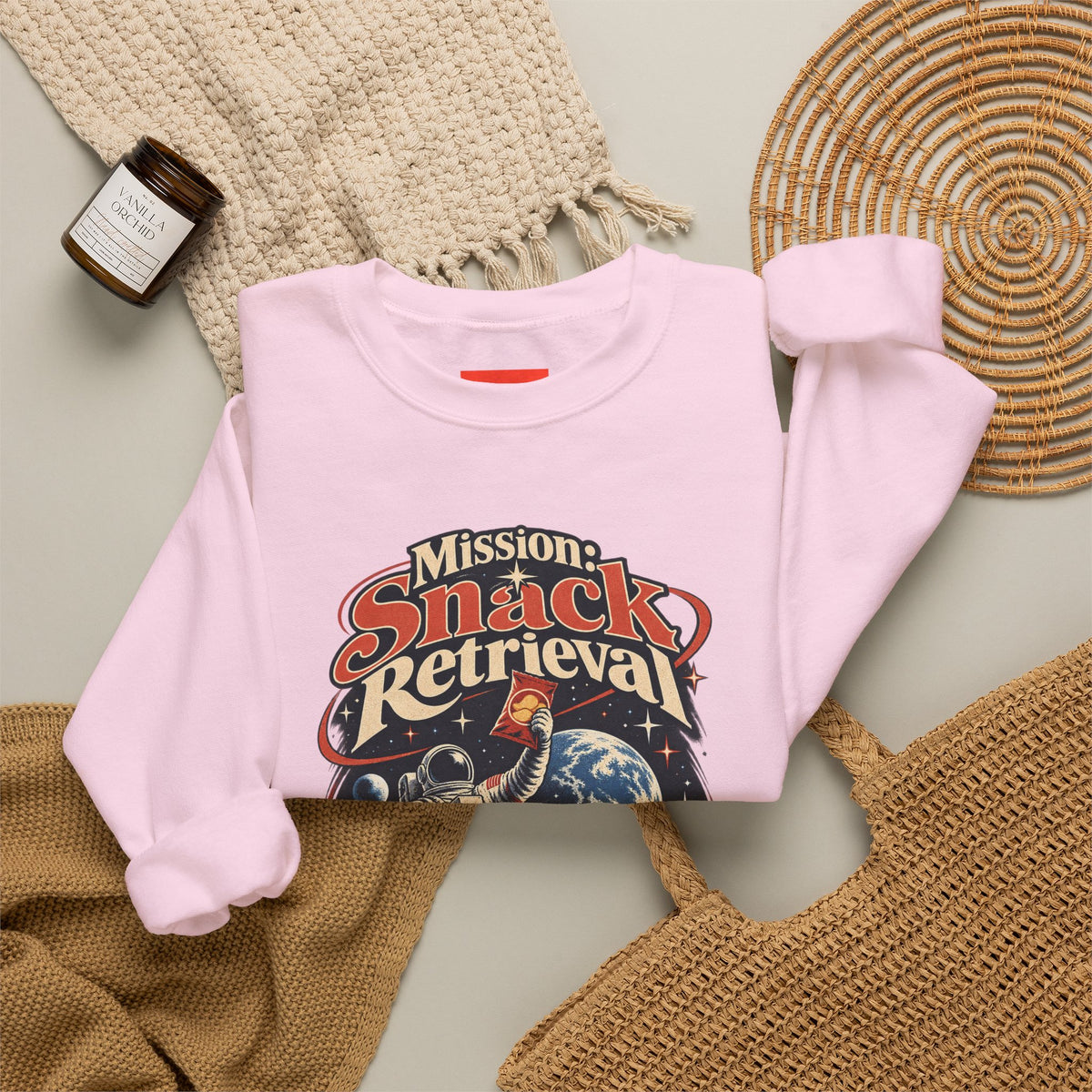 Mission: Snack Retrieval Funny Parent Humor Sweatshirt