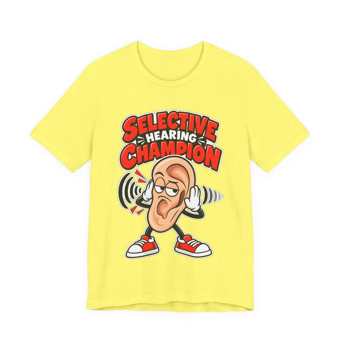 Selective Hearing Champion Funny Sarcastic T-Shirt