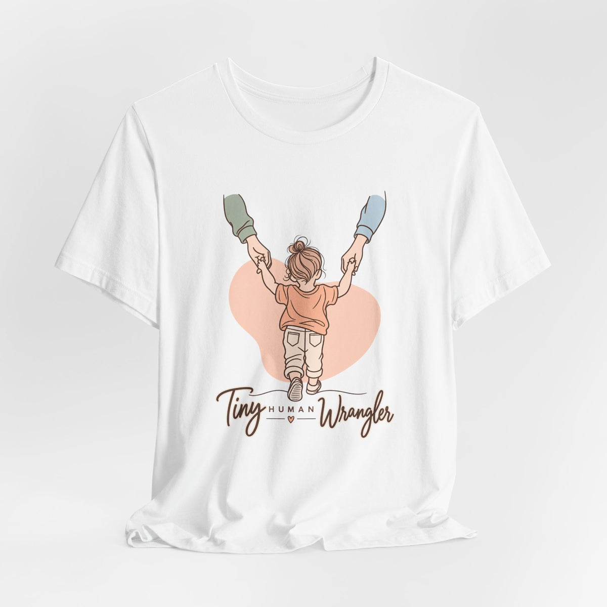 Tiny Human Wrangler Funny Parent T-Shirt