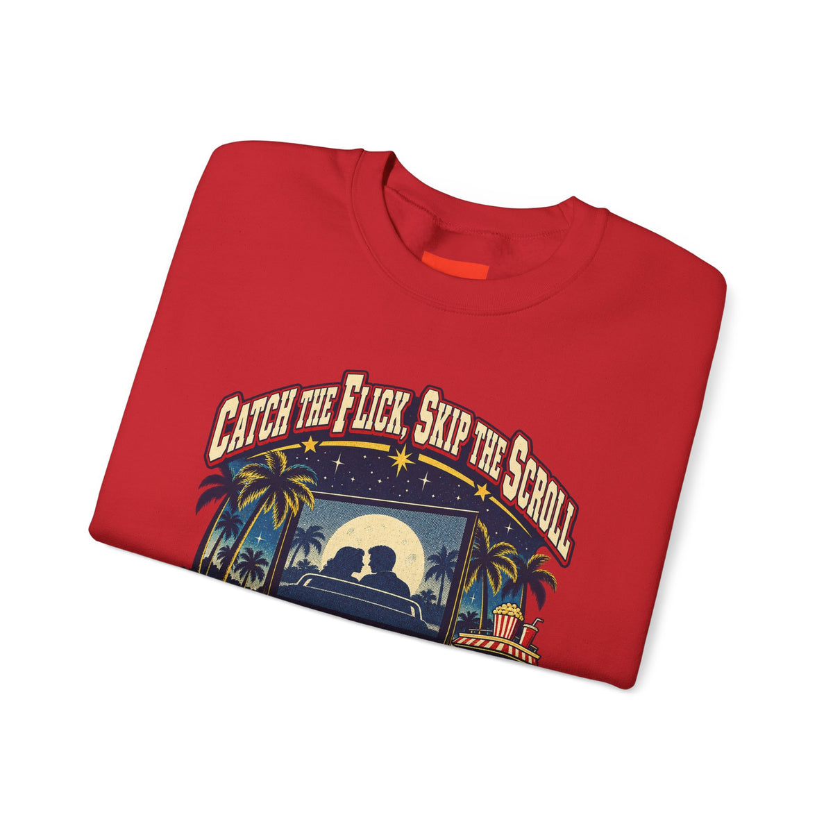 Catch the Flick, Skip the Scroll Funny Programmer Sweatshirt