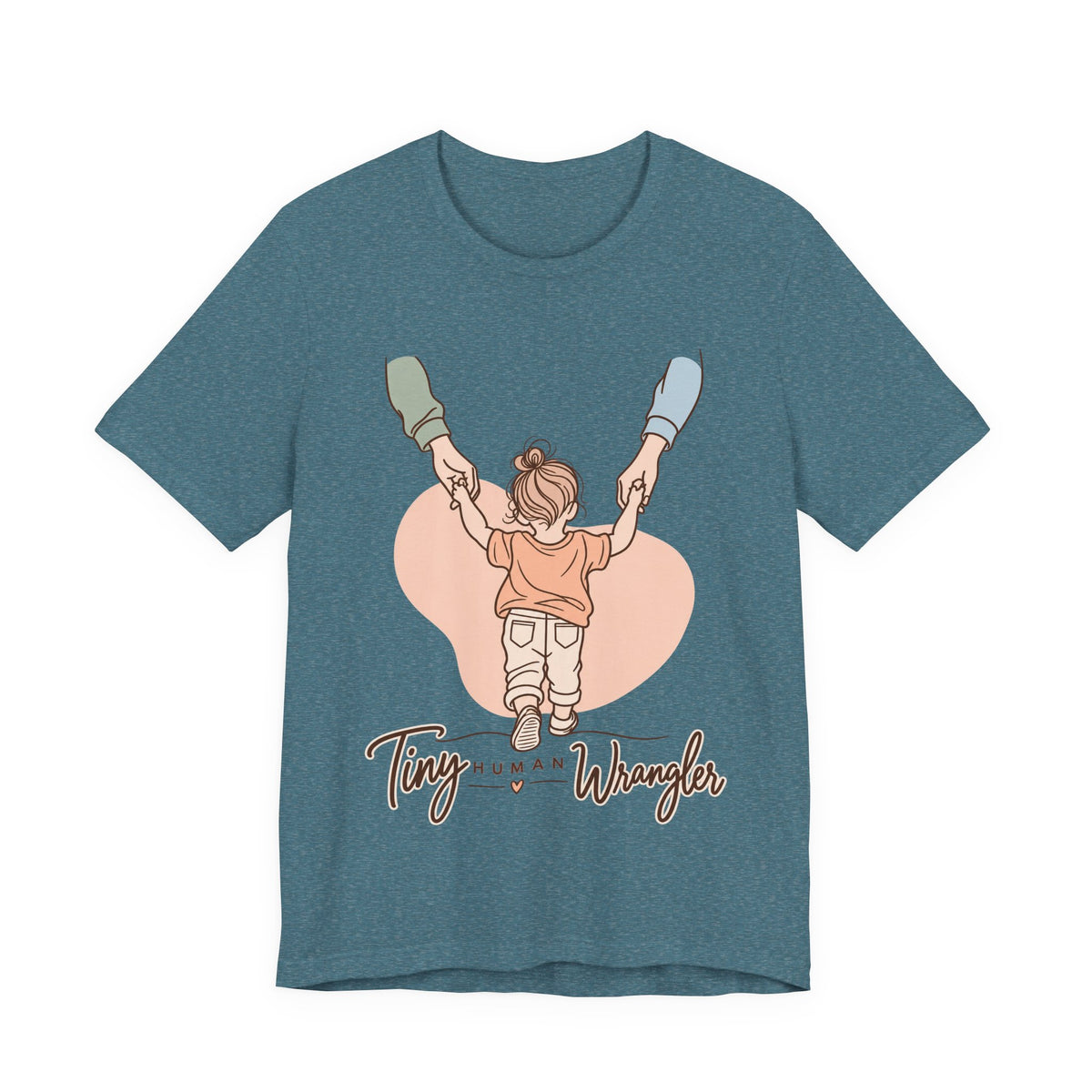 Tiny Human Wrangler Funny Parent T-Shirt